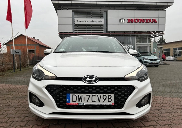 Hyundai i20 cena 51537 przebieg: 112190, rok produkcji 2018 z Wojnicz małe 254